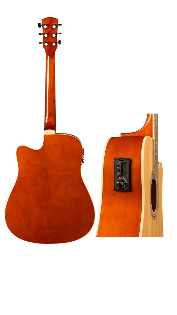 Гитара акустическая Adagio MDF-4171CE коричневый, бежевый