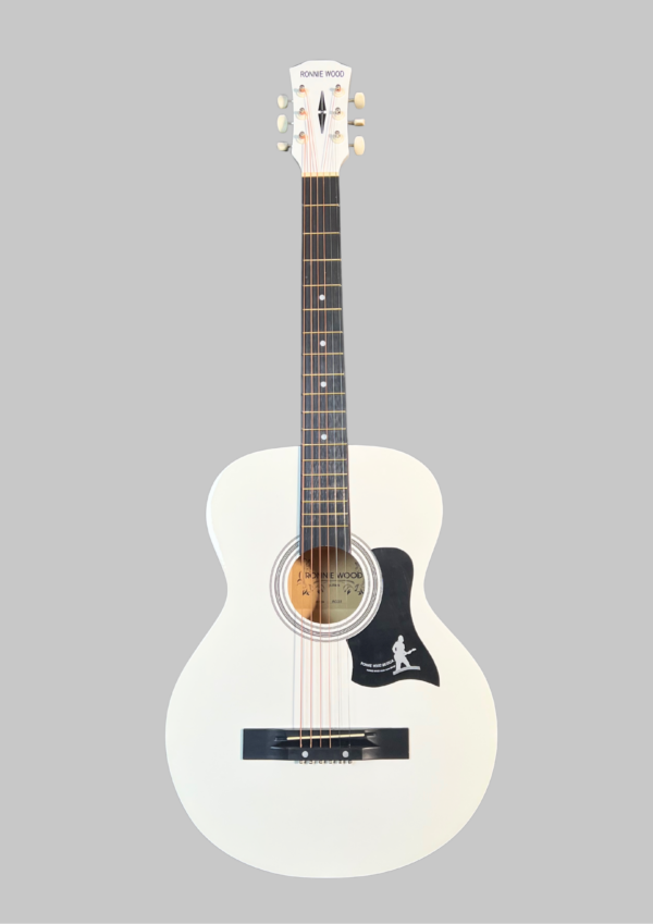 IMG_5497 Гитара акустическая Ronnie wood AG38 WH белый